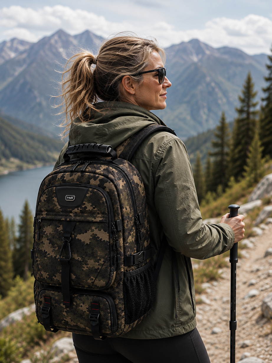 Gotabag™ | Sac à Dos de Voyage Premium Extensible 50L / 60L / 80L – Imperméable & Compartiment Ordinateur